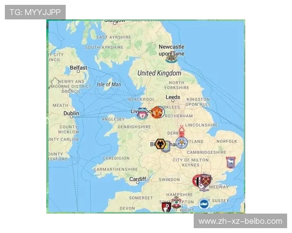 英超球队主场地图 看看各队的主场分布